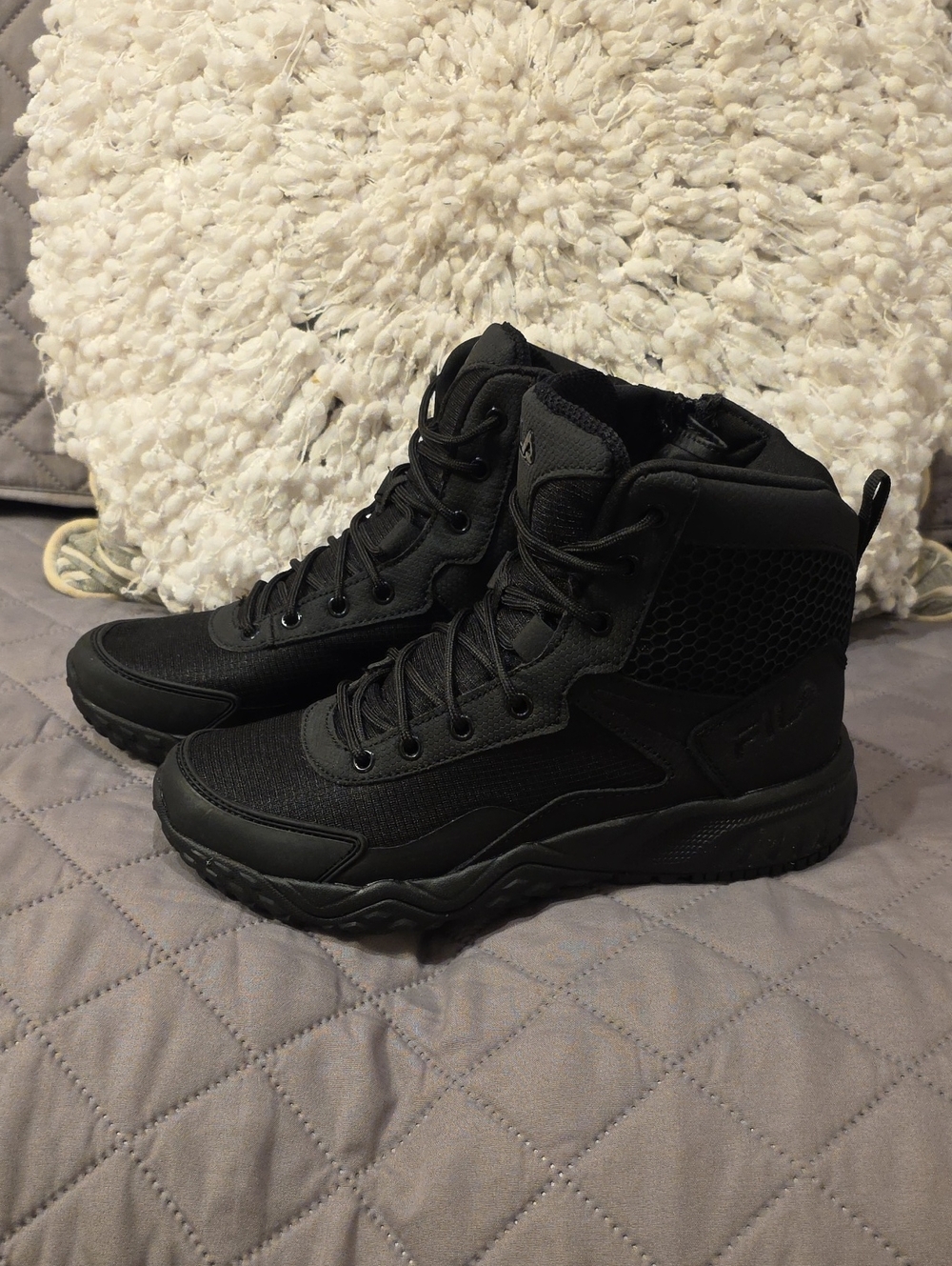 Fila Chastizer Black  High-Top Tactical Boots